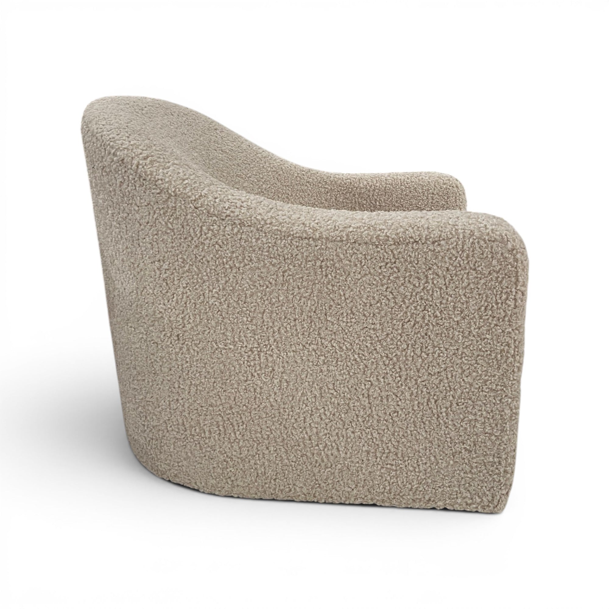 Contemporary Arched Back Swivel Chair