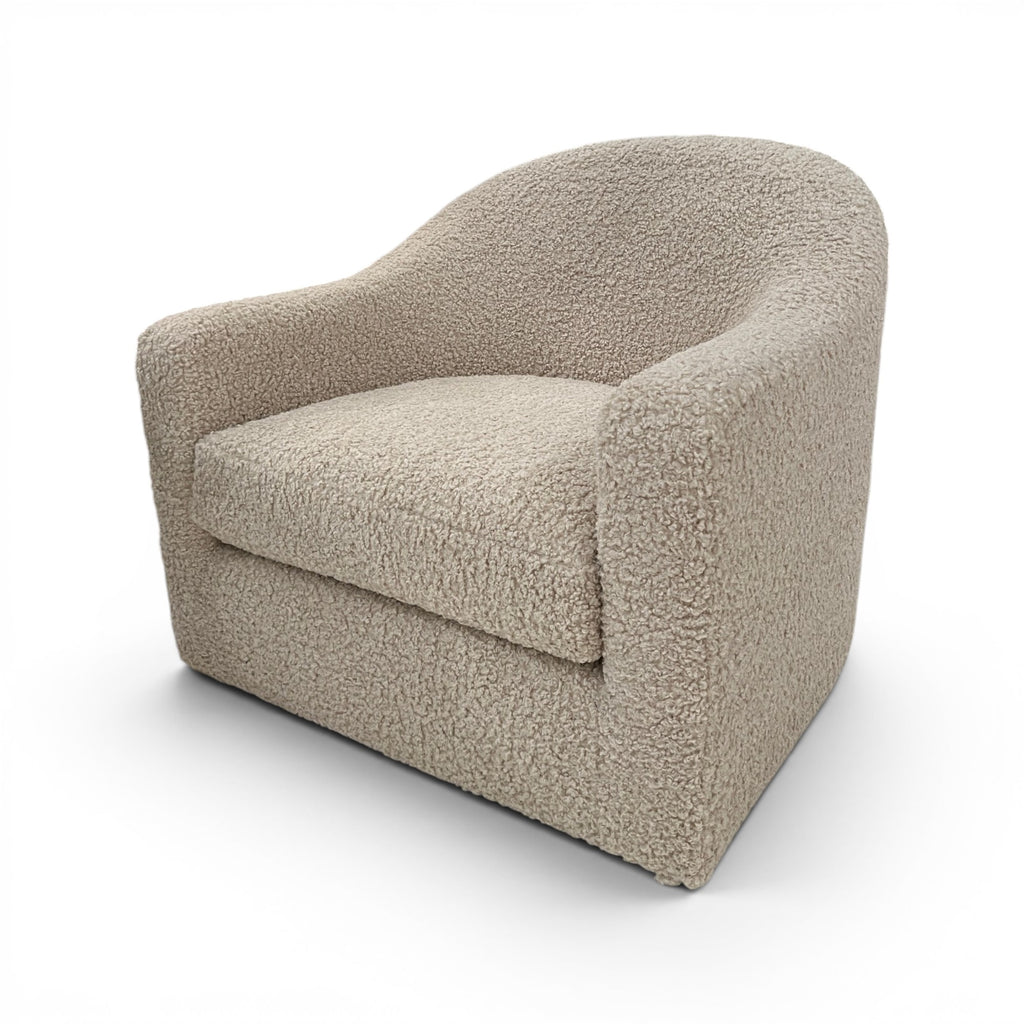 Contemporary Arched Back Swivel Chair