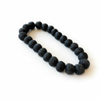 Black Glass Beads