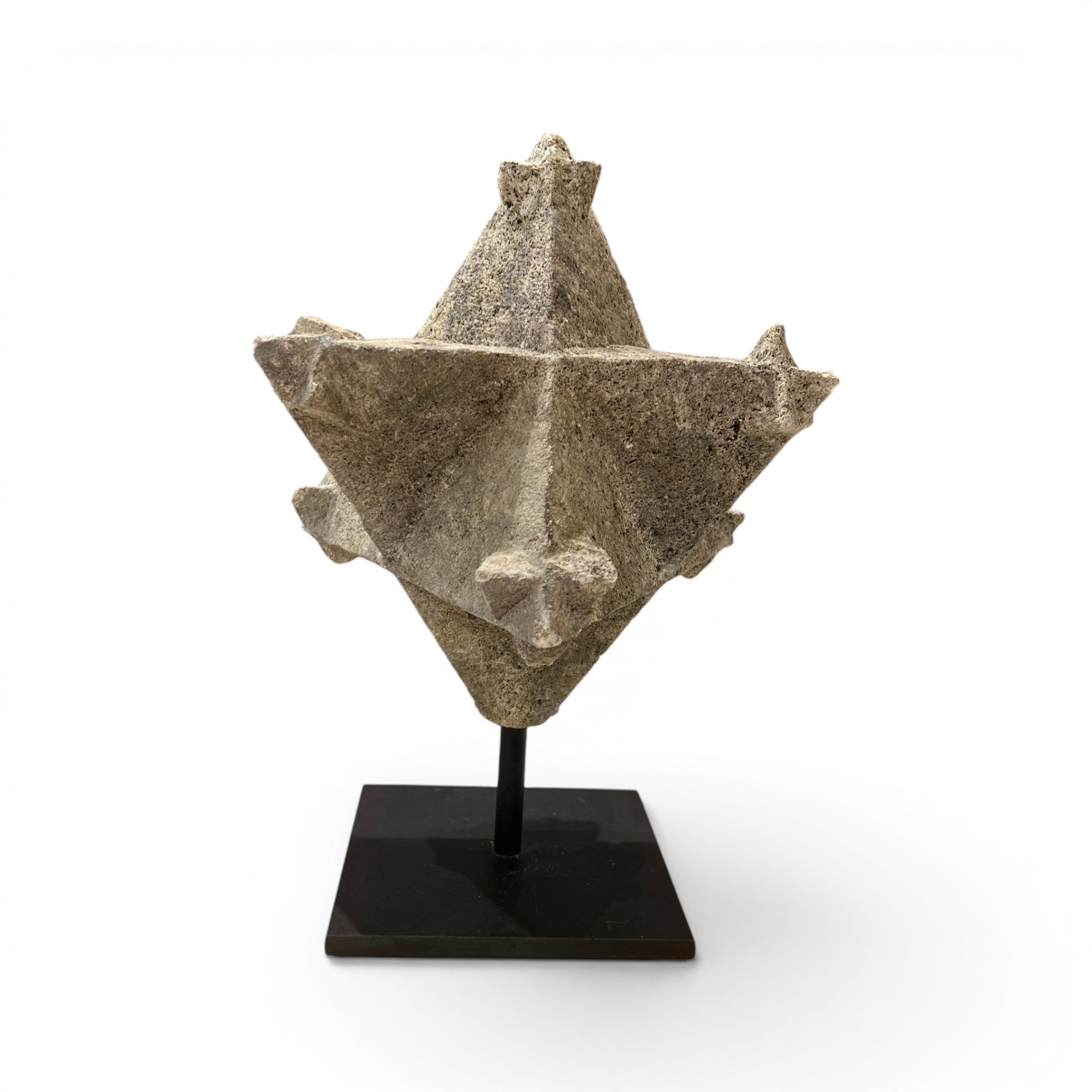 18th Century French Stone Star Polyhedra