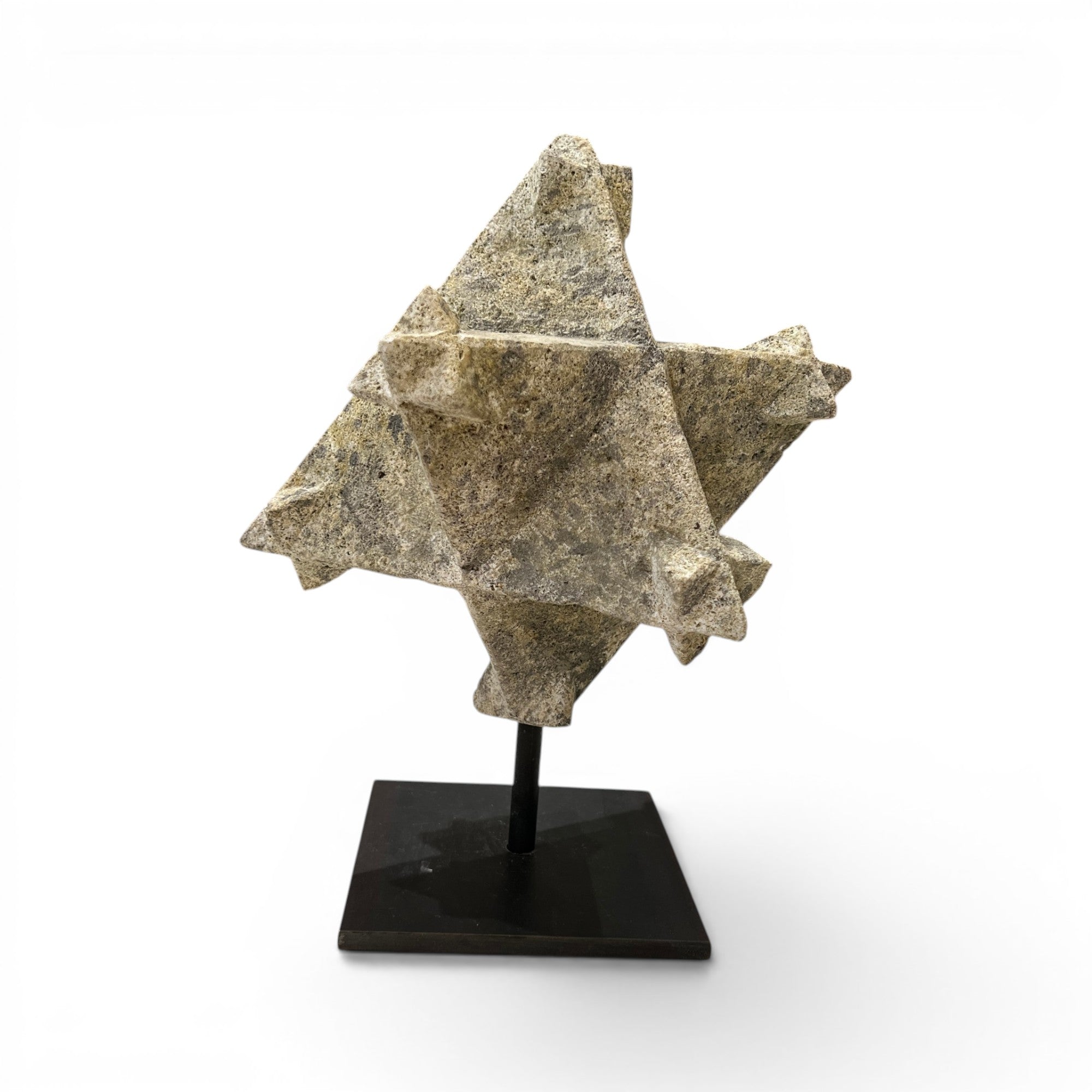 18th Century French Stone Star Polyhedra