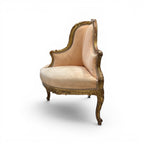 19th Century Swedish 3 Seat Giltwood Banquette