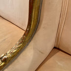 19th Century Swedish 3 Seat Giltwood Banquette
