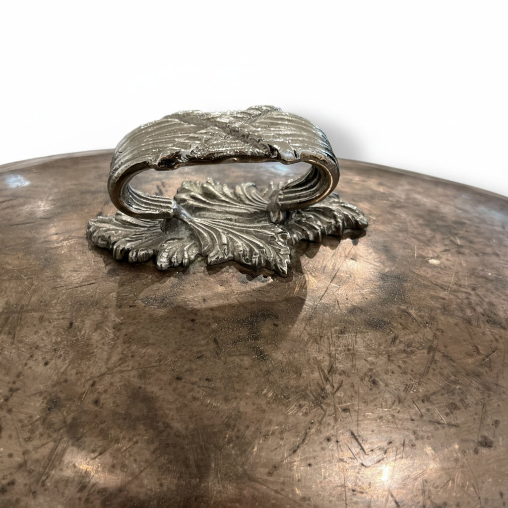 Large Silver Plate Cloche