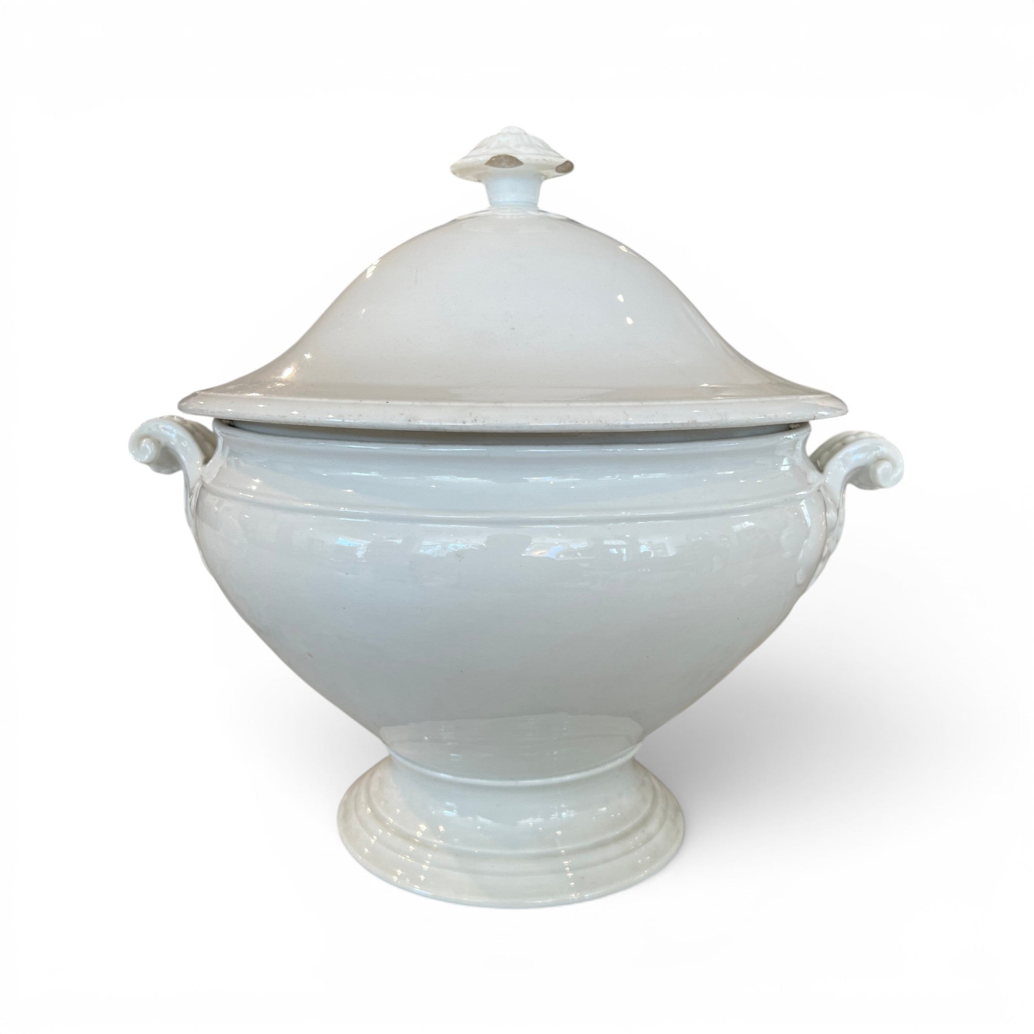 19th Century European Ironstone Tureen with Lid