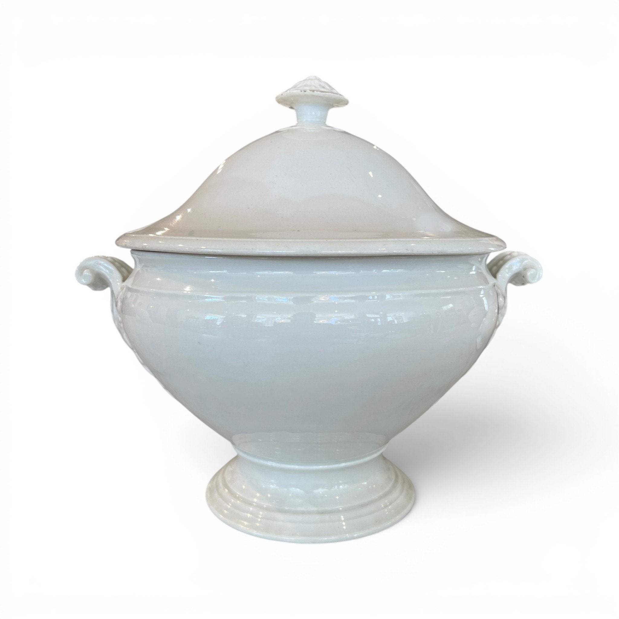19th Century European Ironstone Tureen with Lid