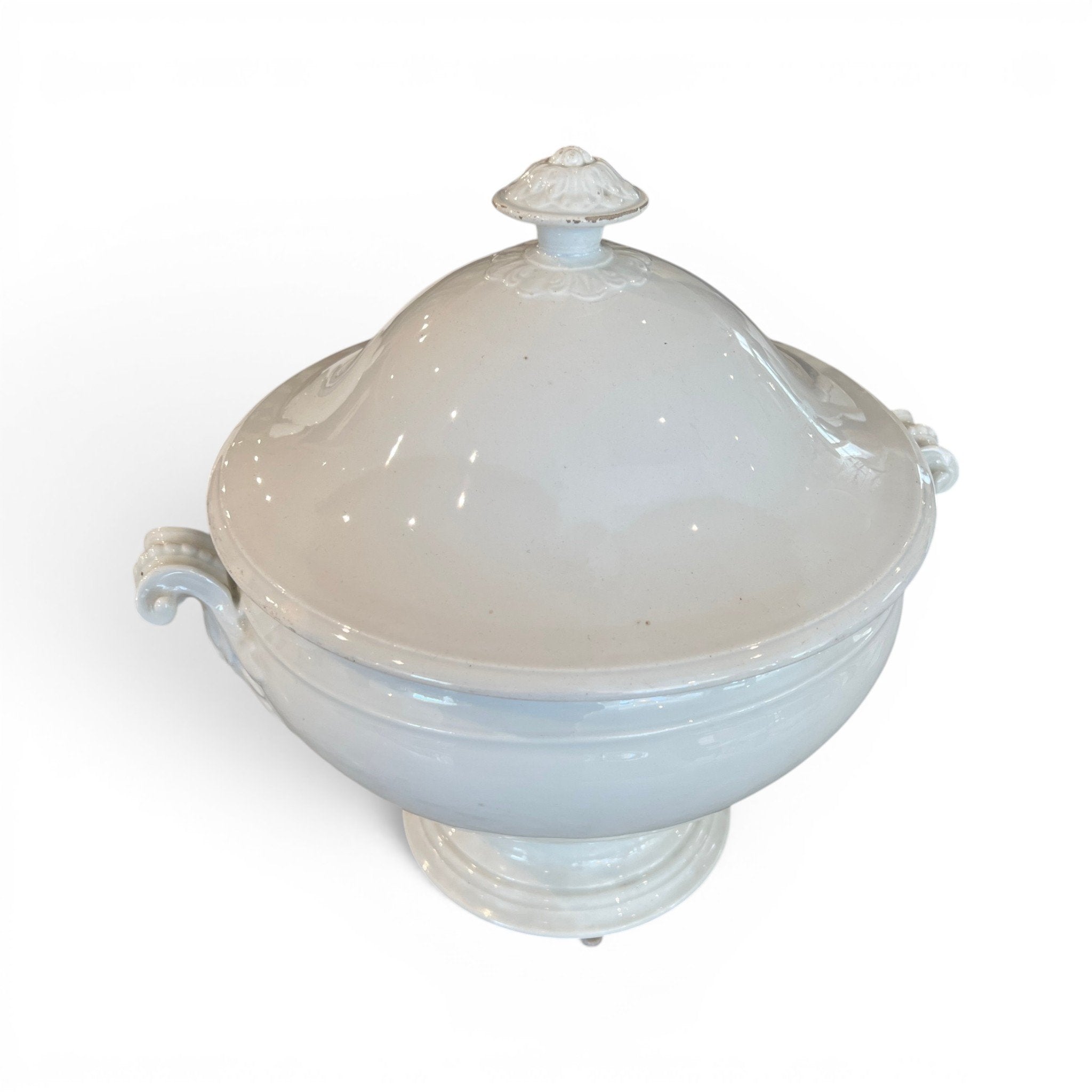 19th Century European Ironstone Tureen with Lid