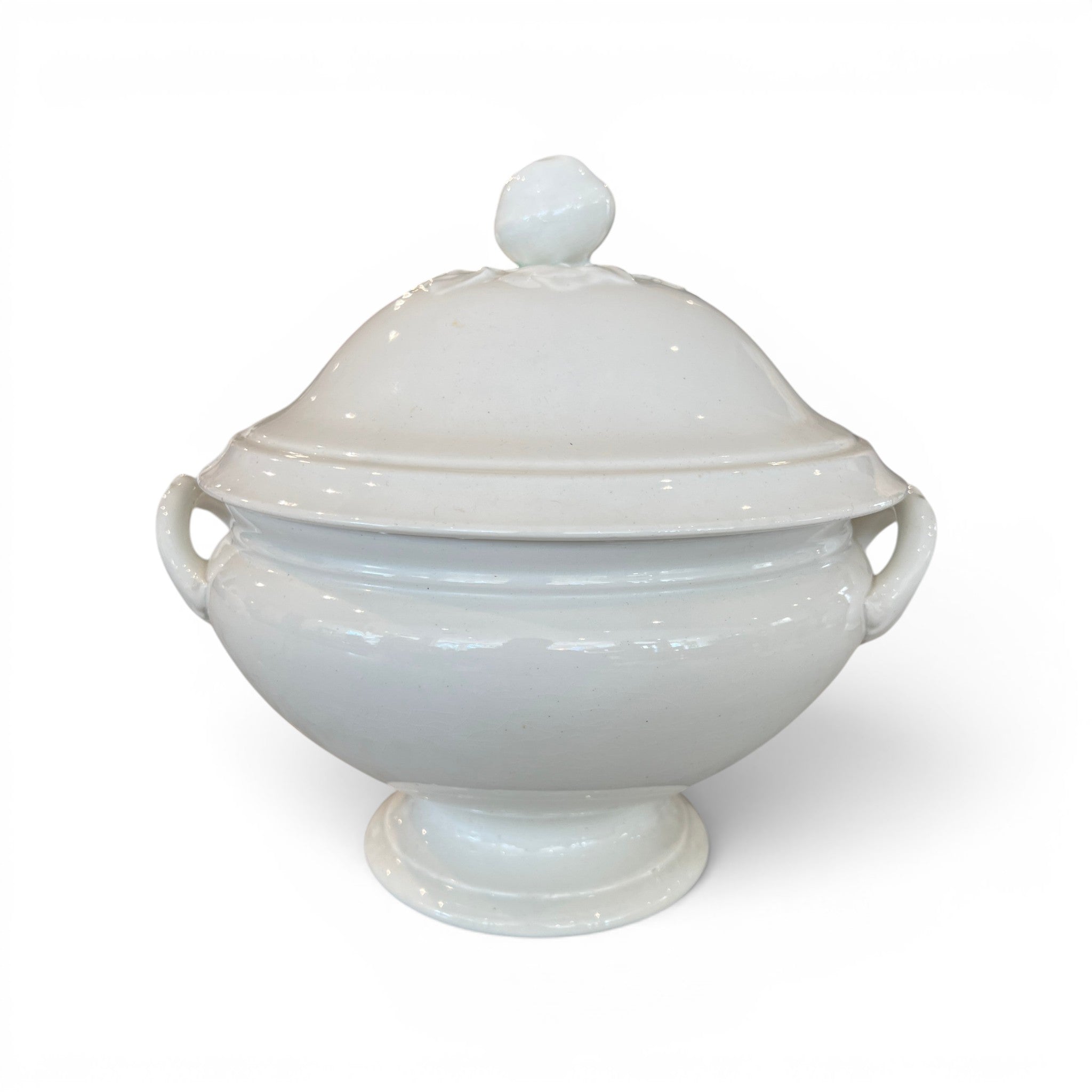 19th Century European Ironstone Tureen with Lid