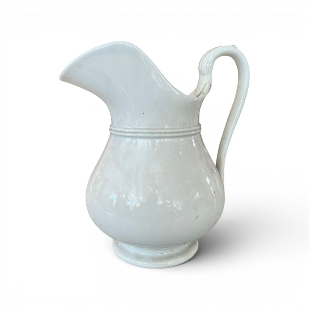 19th Century European Ironstone Pitcher
