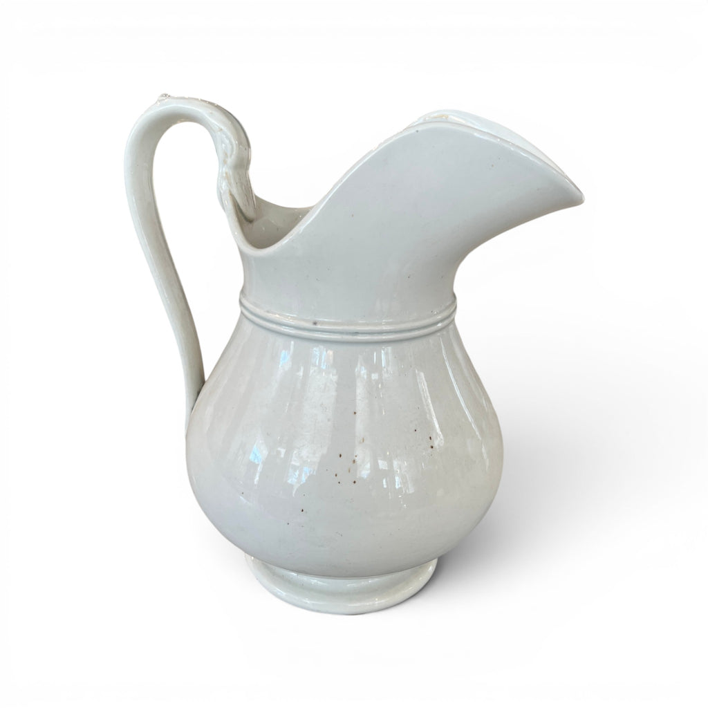 19th Century European Ironstone Pitcher