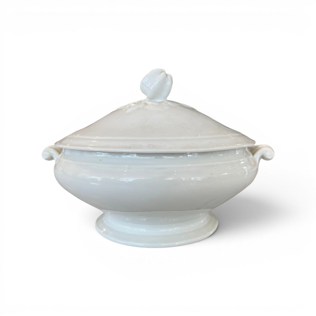 19th Century European Ironstone Tureen with Lid
