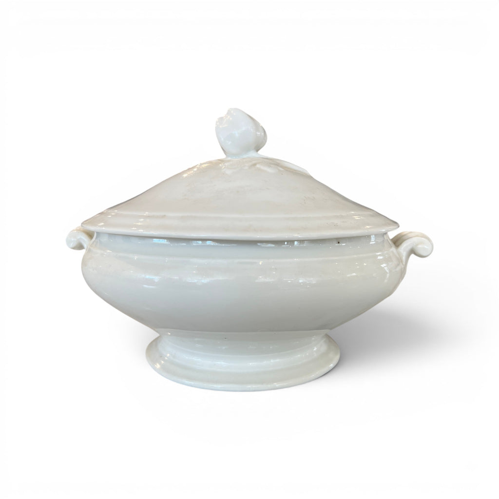 19th Century European Ironstone Tureen with Lid