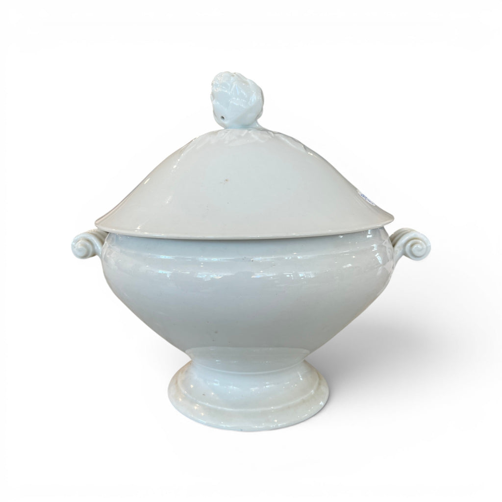 19th Century European Ironstone Tureen with Lid