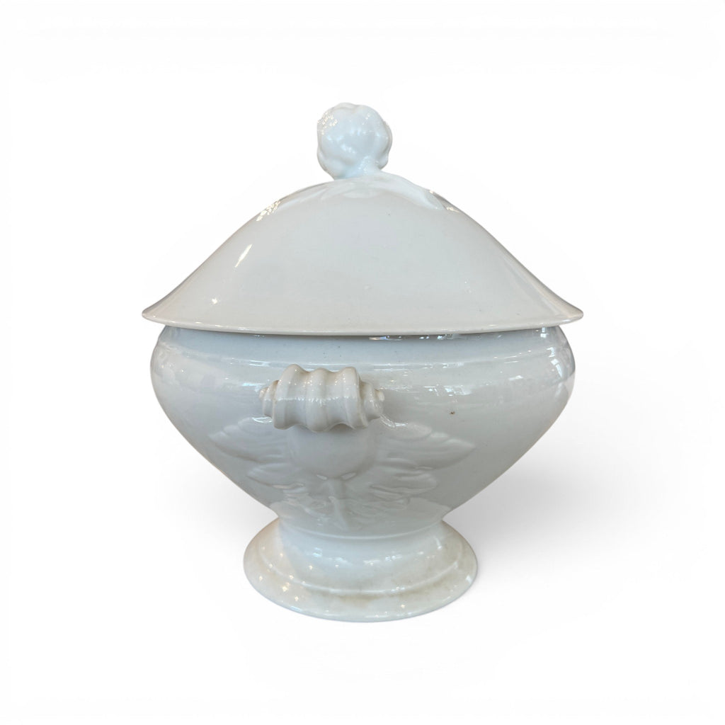 19th Century European Ironstone Tureen with Lid