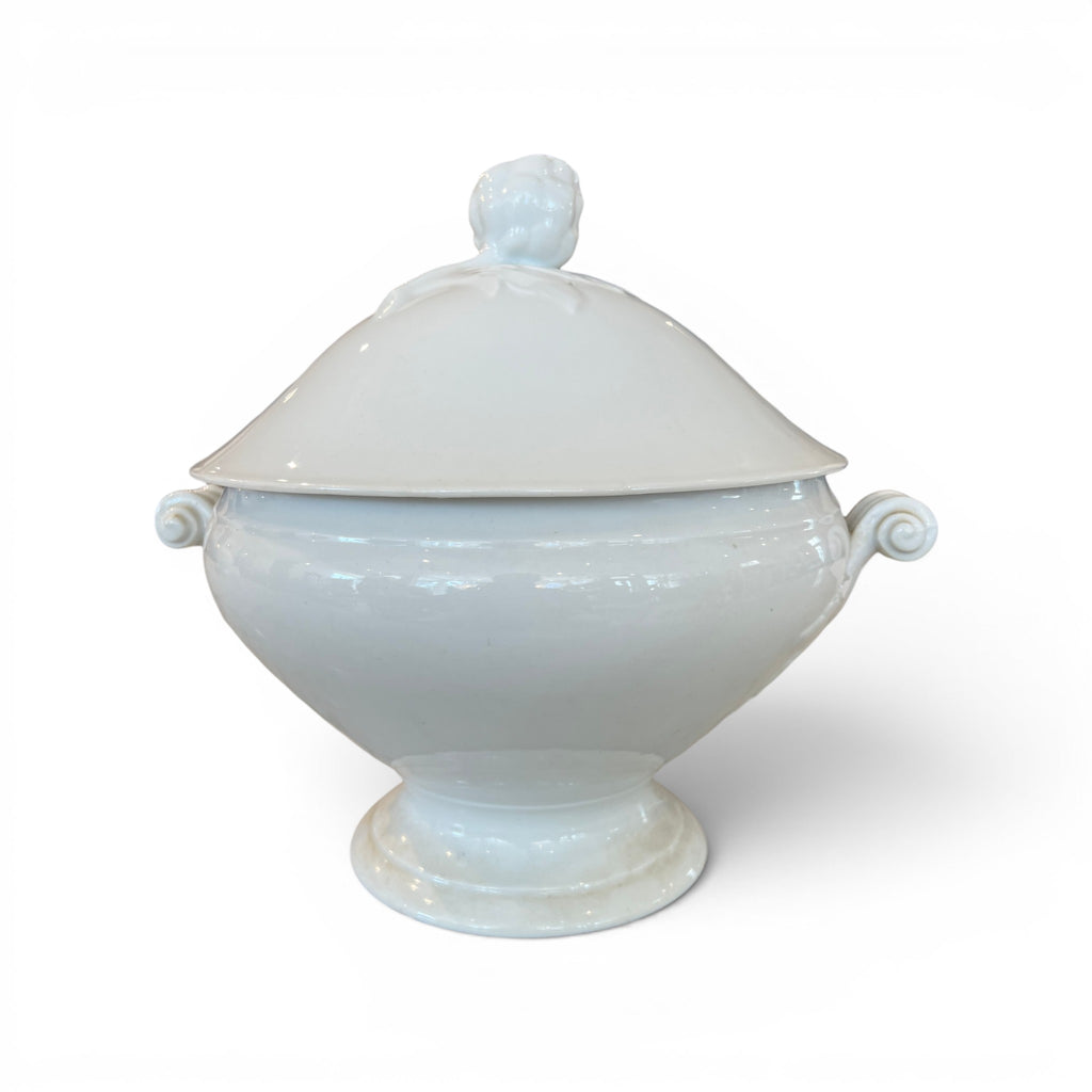 19th Century European Ironstone Tureen with Lid