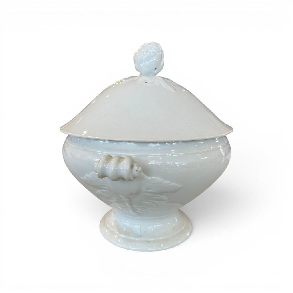 19th Century European Ironstone Tureen with Lid