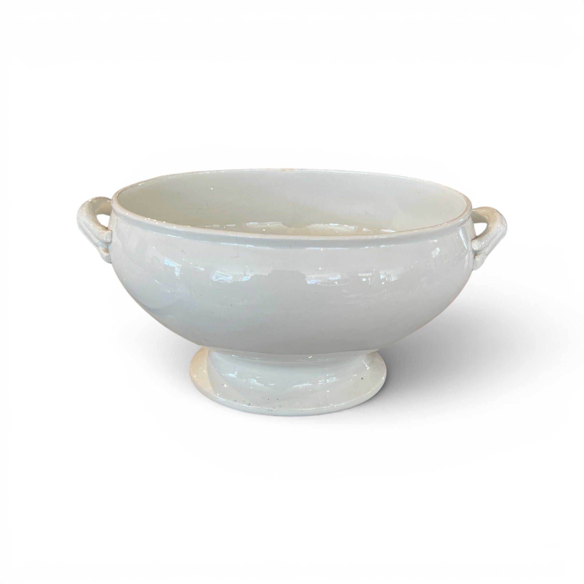 19th Century European Ironstone Tureen with Lid