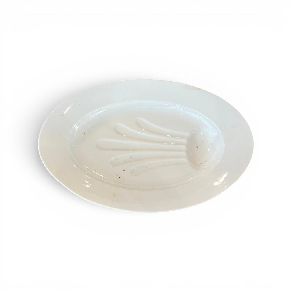 19th Century European Antique White Ironstone Platters