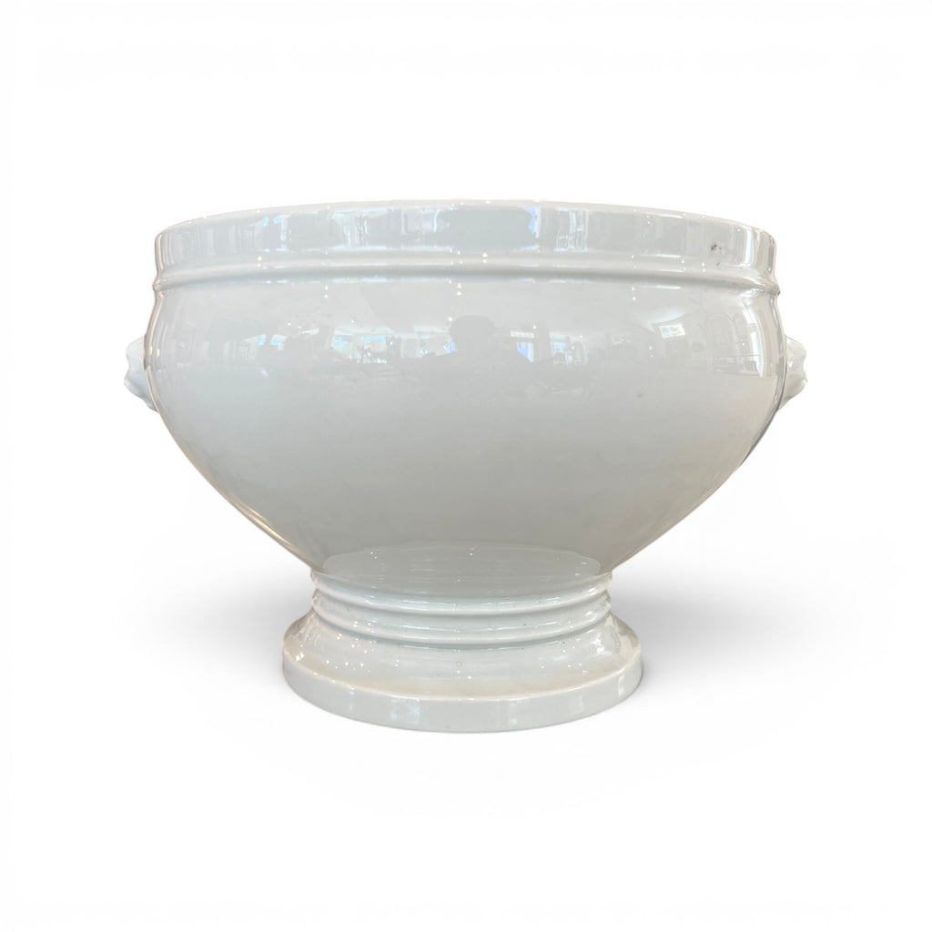 Pair of White Pillivuyt Porcelain Bowls - 4 Pair Available