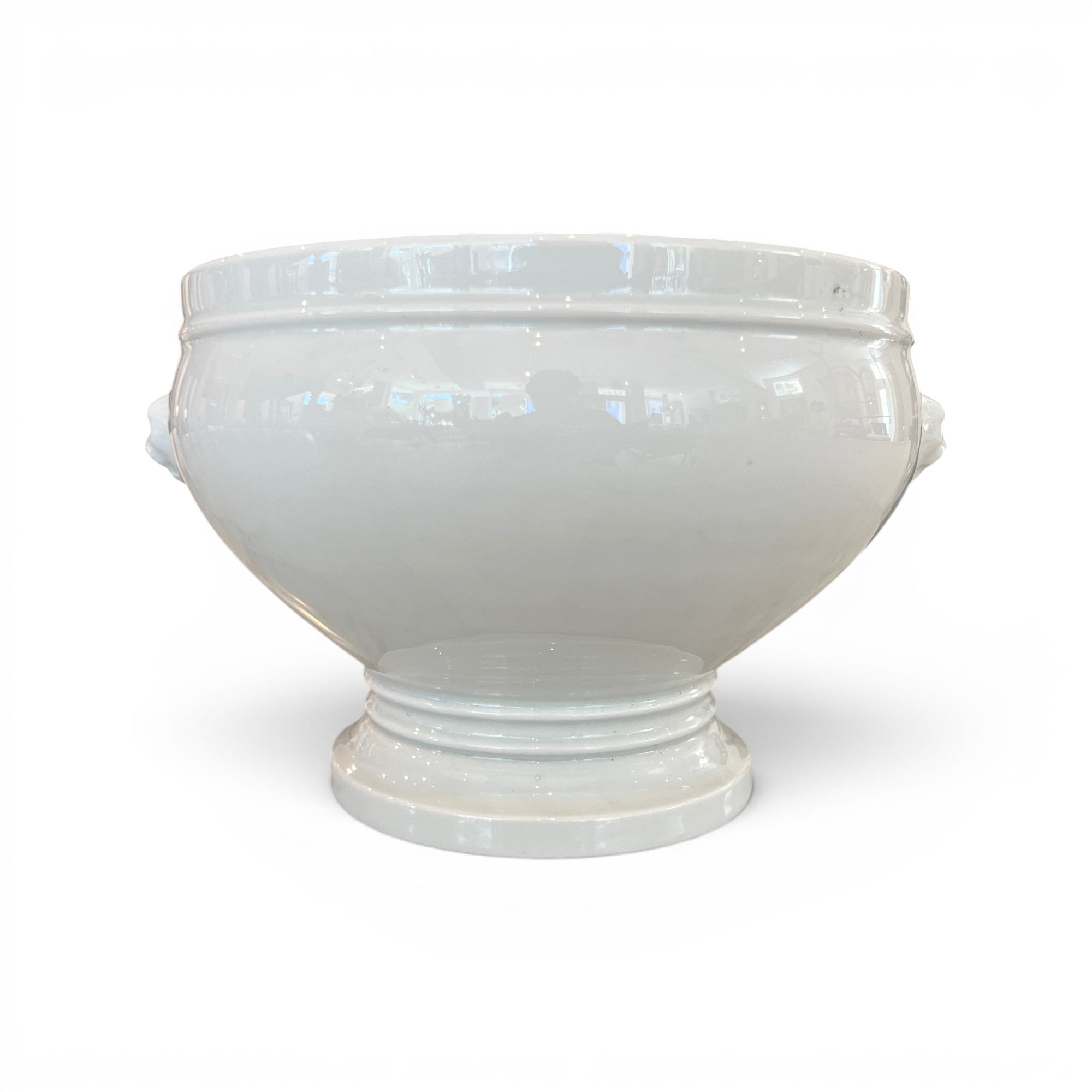 Pair of White Pillivuyt Porcelain Bowls - 4 Pair Available