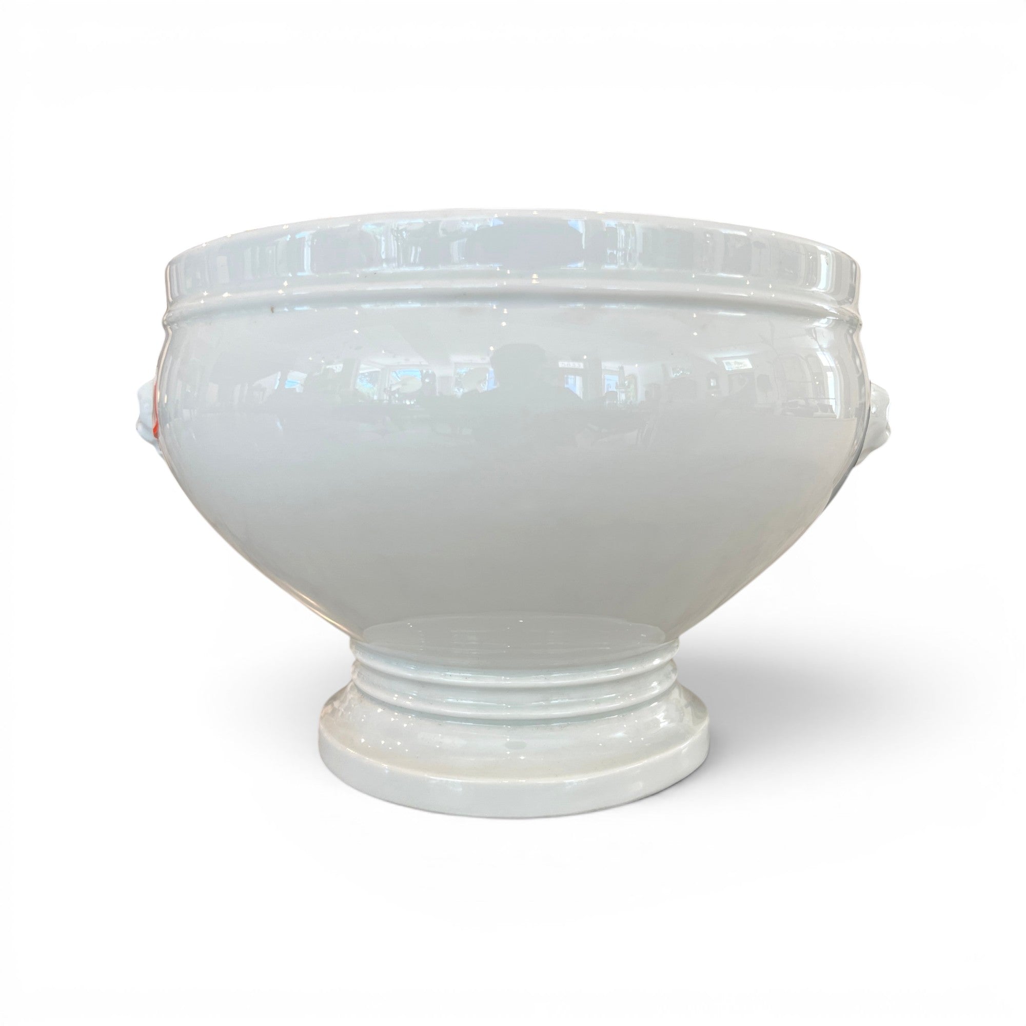 Pair of White Pillivuyt Porcelain Bowls - 4 Pair Available