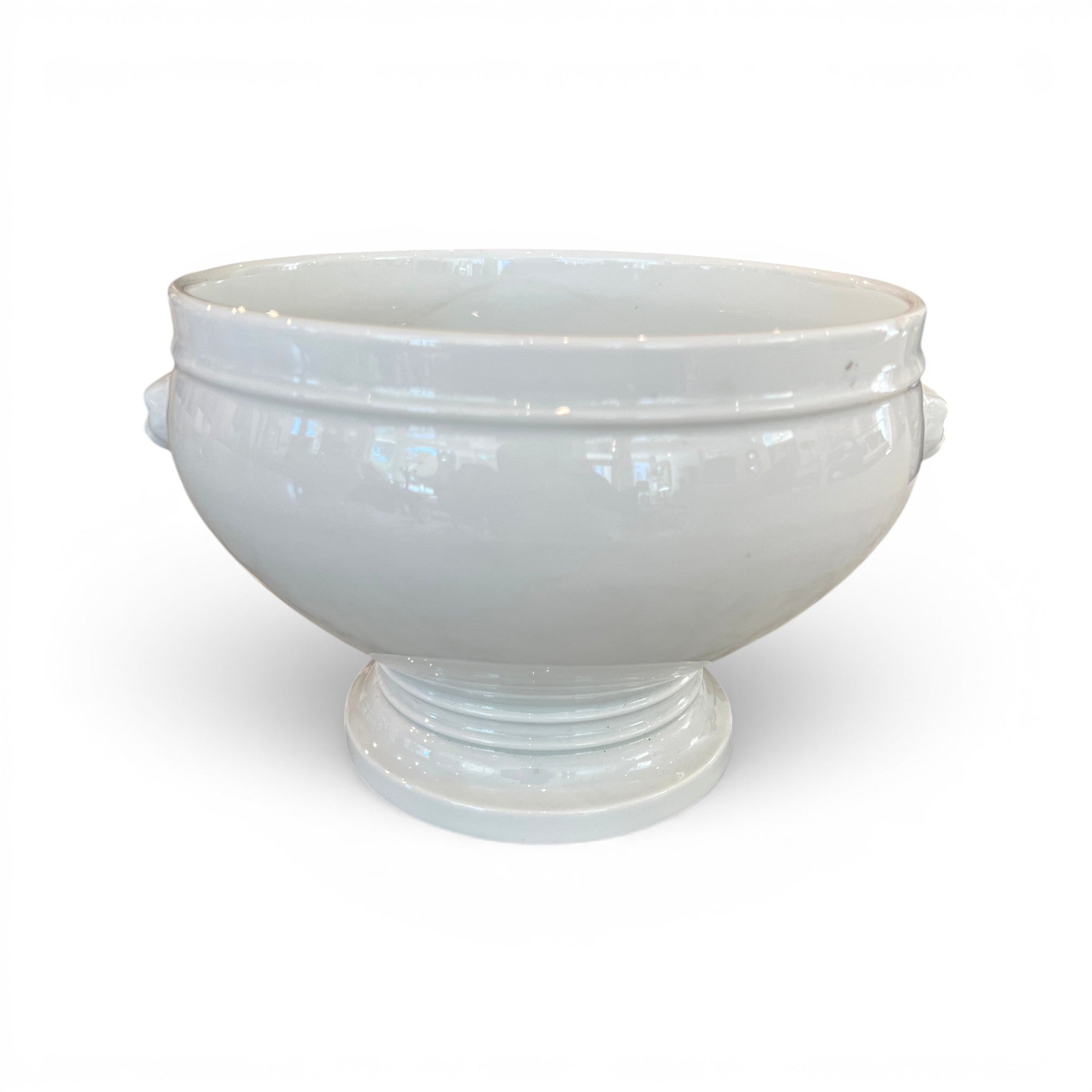 Pair of White Pillivuyt Porcelain Bowls - 4 Pair Available