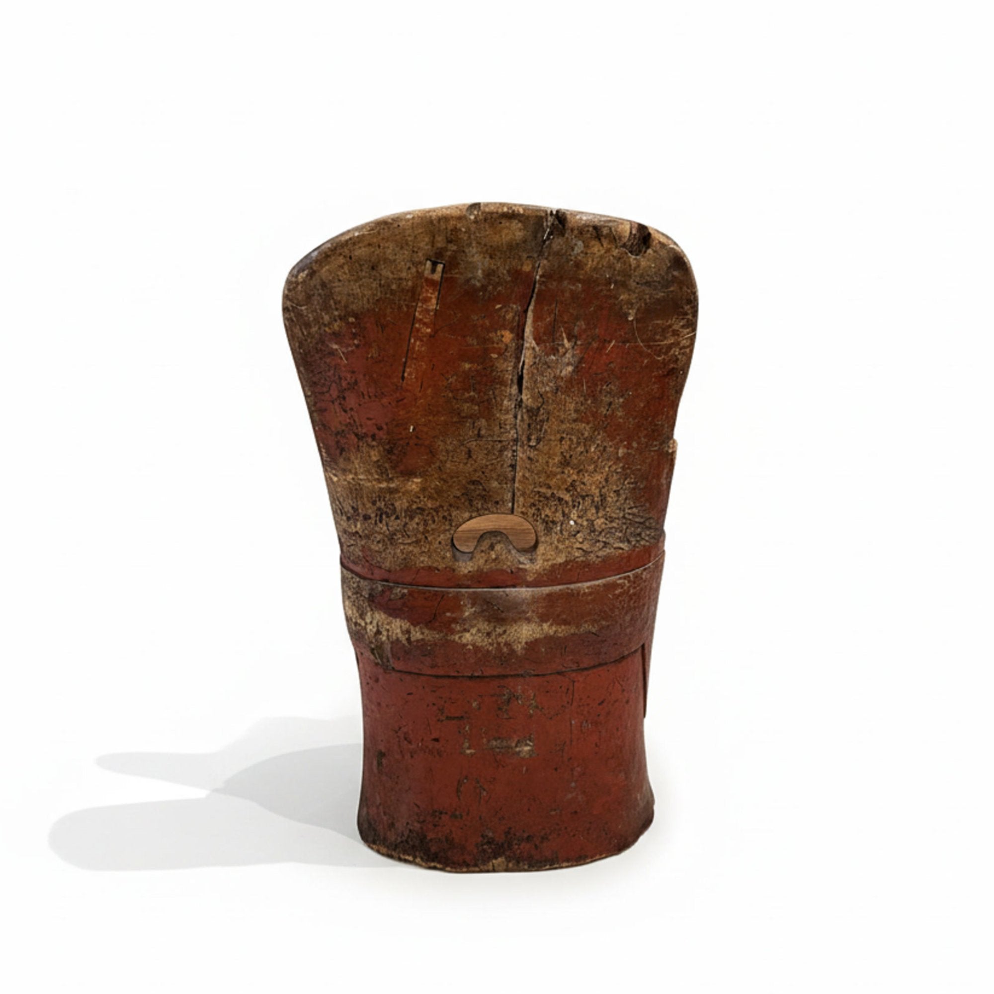 18th Century Swedish Child's Tub/Kubbestol Chair