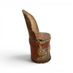 18th Century Swedish Child's Tub/Kubbestol Chair