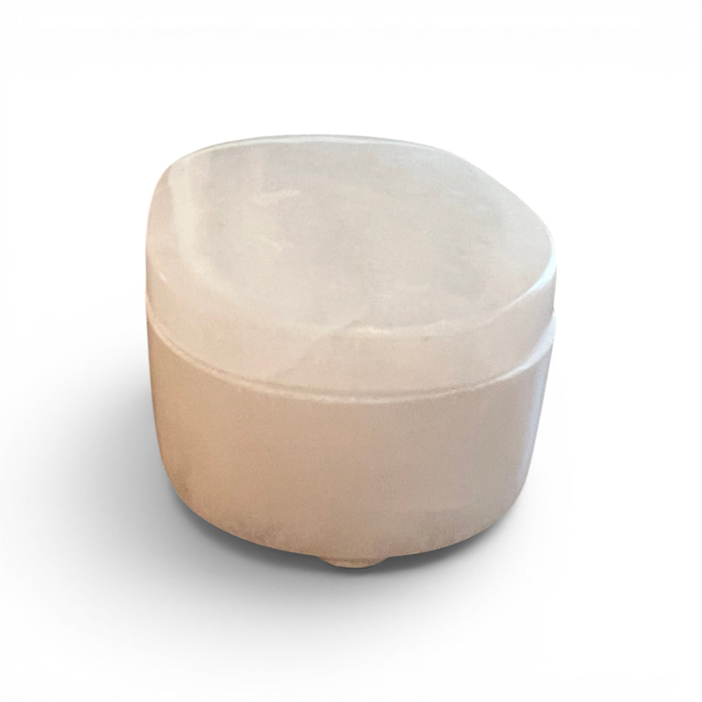 Small Alabaster Oval Box
