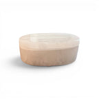 Small Alabaster Oval Box