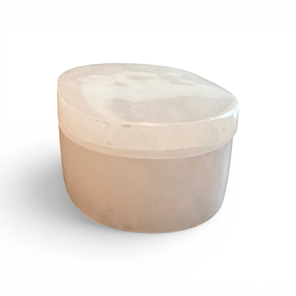 Small Alabaster Oval Box