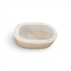 Small Alabaster Oval Box