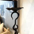 Vintage Black Chain Link Floor Lamp