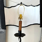 Vintage Black Chain Link Floor Lamp