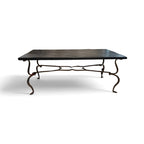 19th Century French Bronze Dore Table with Slate Top