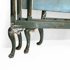 Venetian Style Pair of Painted & Parcel Gilt Twin Beds