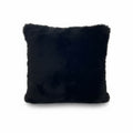 Black Fur Pillow