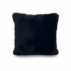 Black Fur Pillow