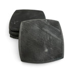 Black Slate Coaster Set (Set of 4)
