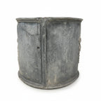 18/19th Century English Pr of Lead Antique Planters w/Amphorae & Garland Relief