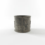 18-19th Century Pair of Lead Antique Planters from England with Relief - 2 Pairs Available