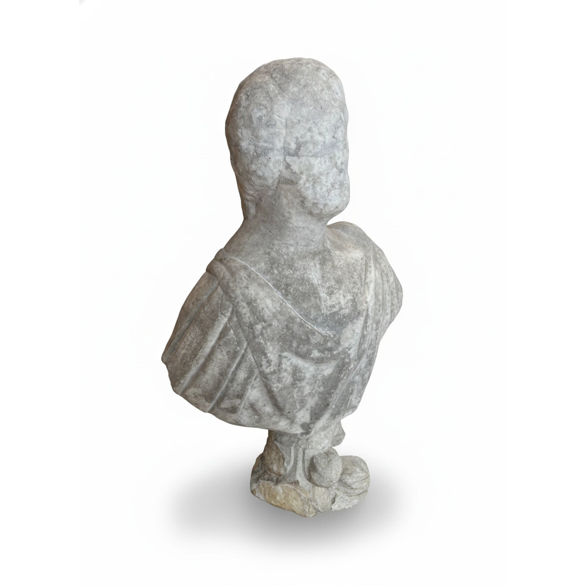 18th Century Italian Roman Emperor Marble Bust