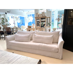 Belgian Linen Slope Arm Sofa