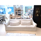 Belgian Linen Slope Arm Sofa