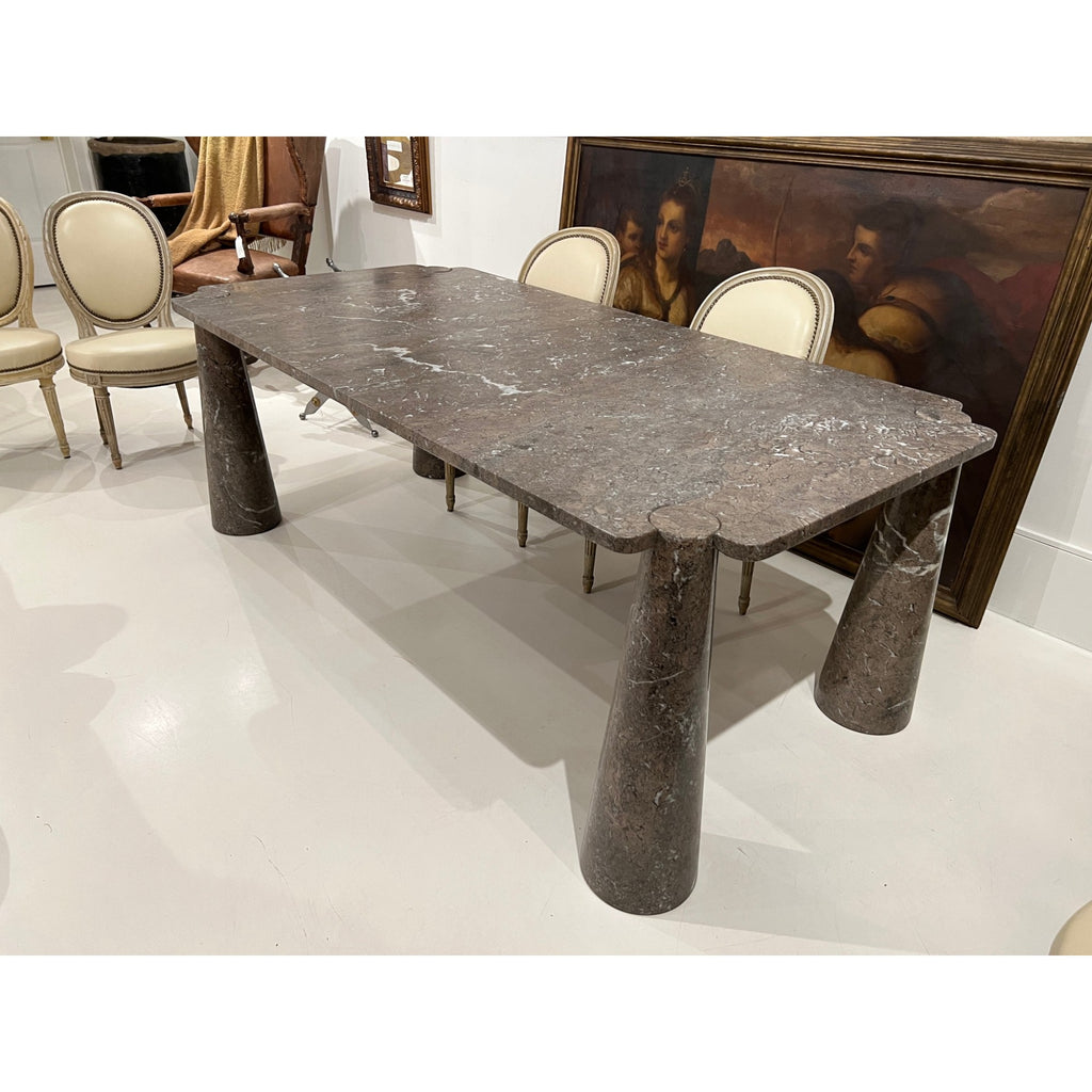 Mid-Century Mangiarotti Marble Dining Room Table