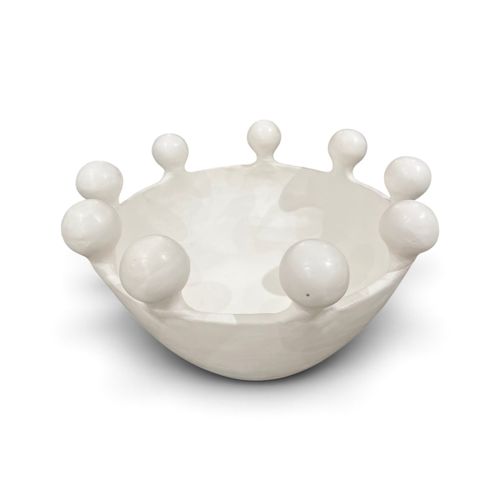 White Orb Bowl - Medium