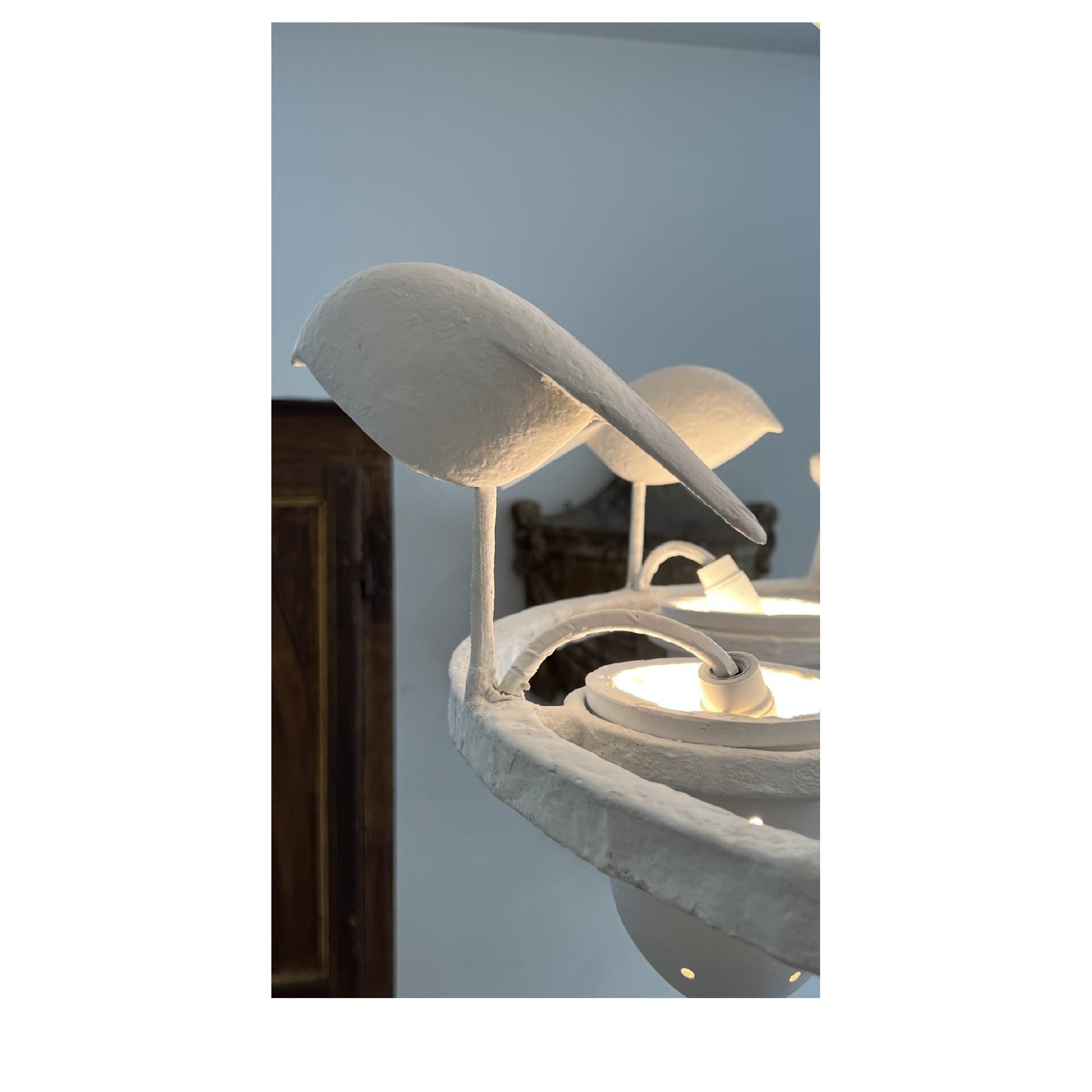 Contemporary European Plaster Chandelier