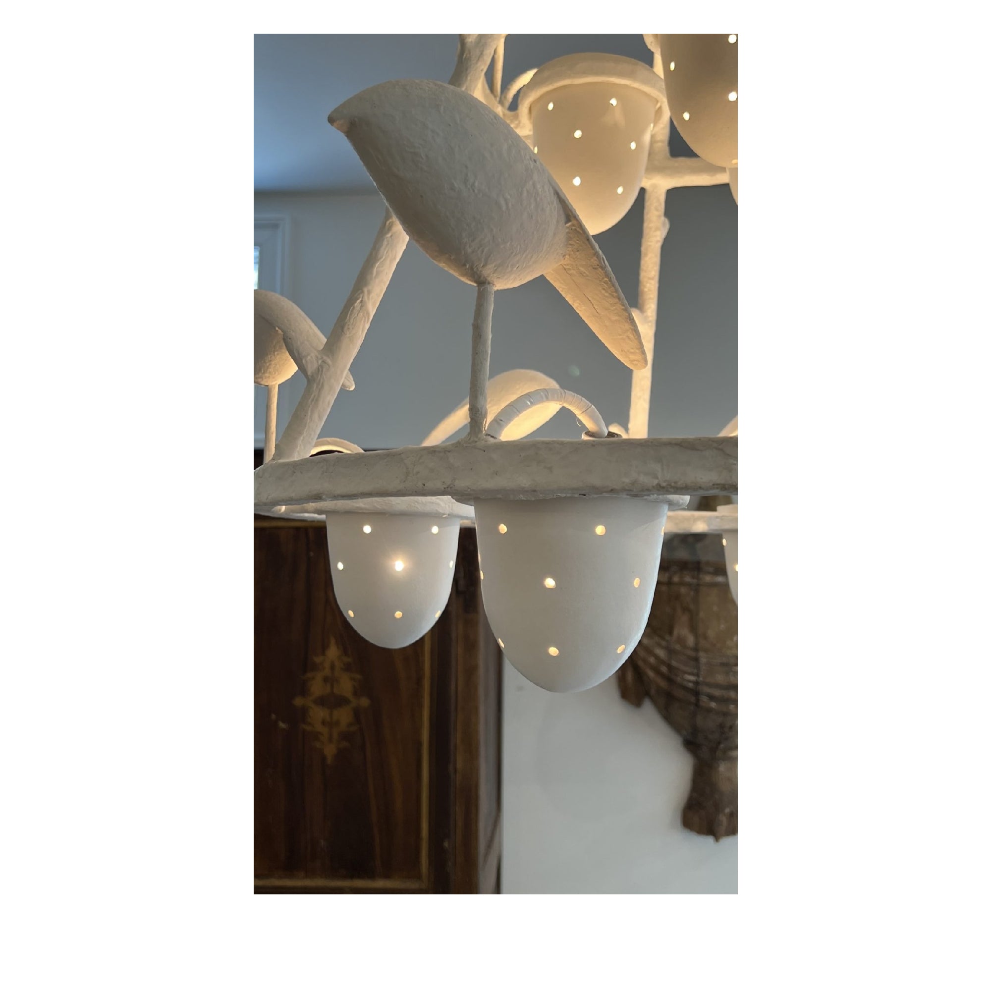 Contemporary European Plaster Chandelier