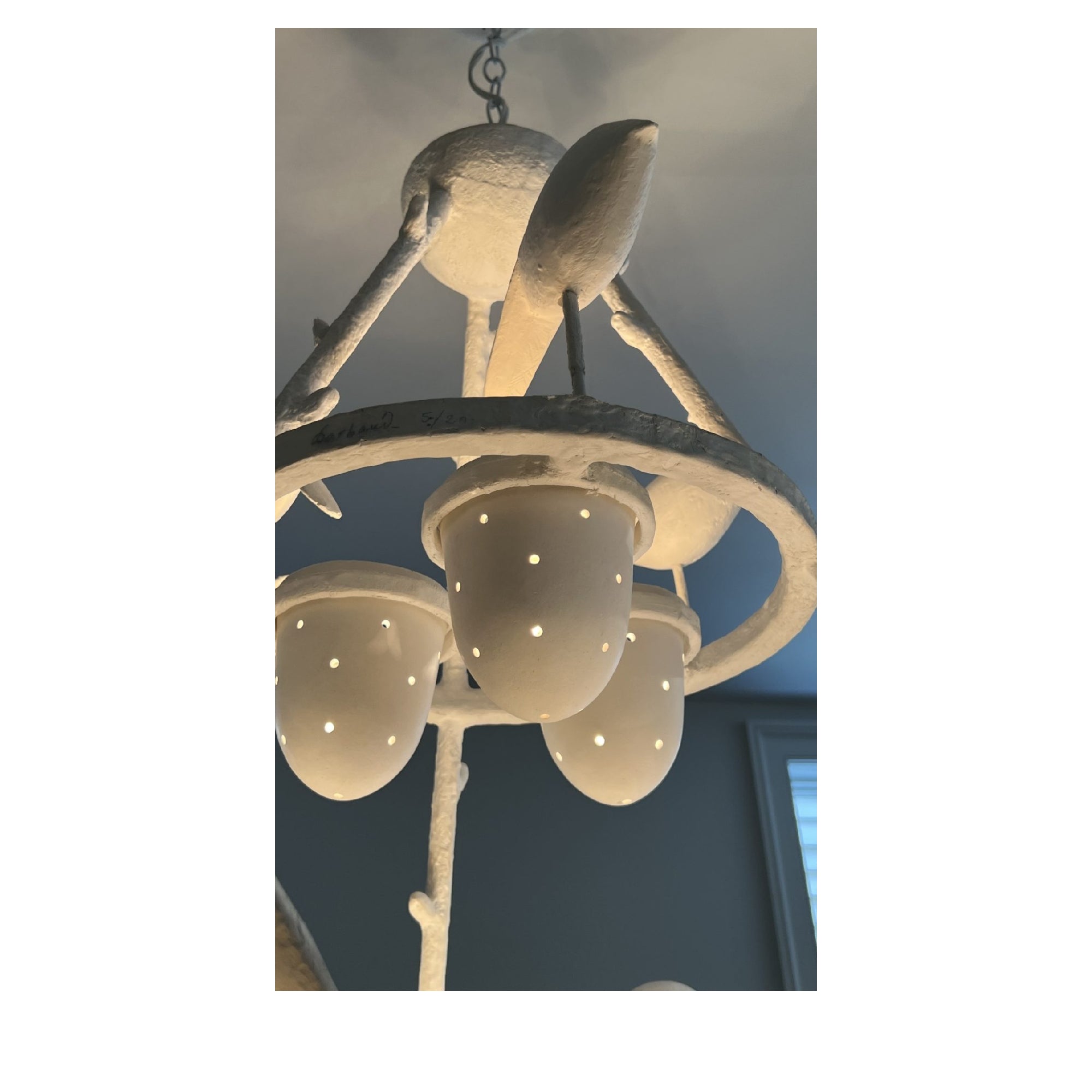 Contemporary European Plaster Chandelier