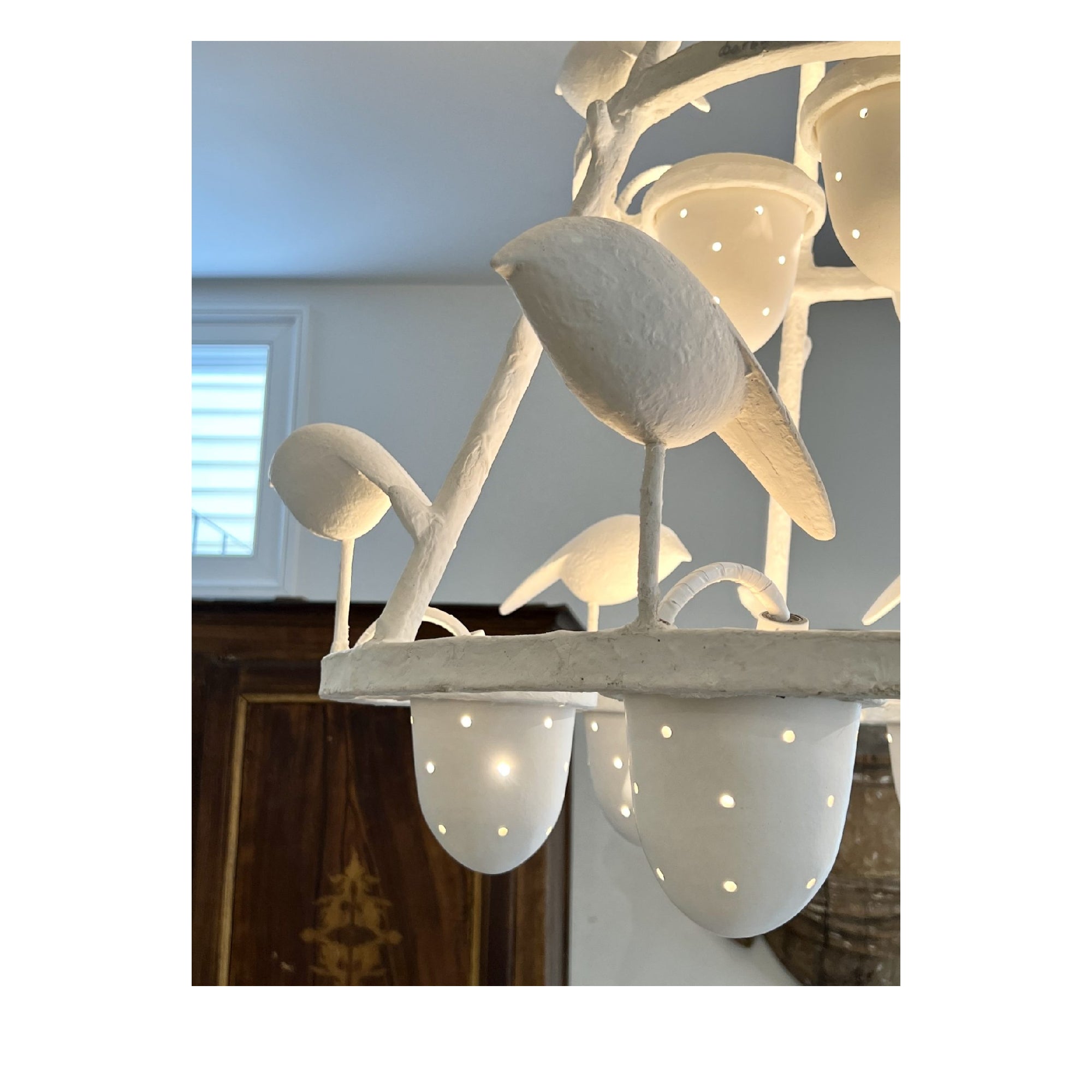 Contemporary European Plaster Chandelier